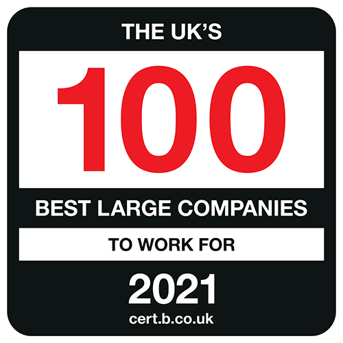 The UK's 100 Best Large Companies to Work For 2021