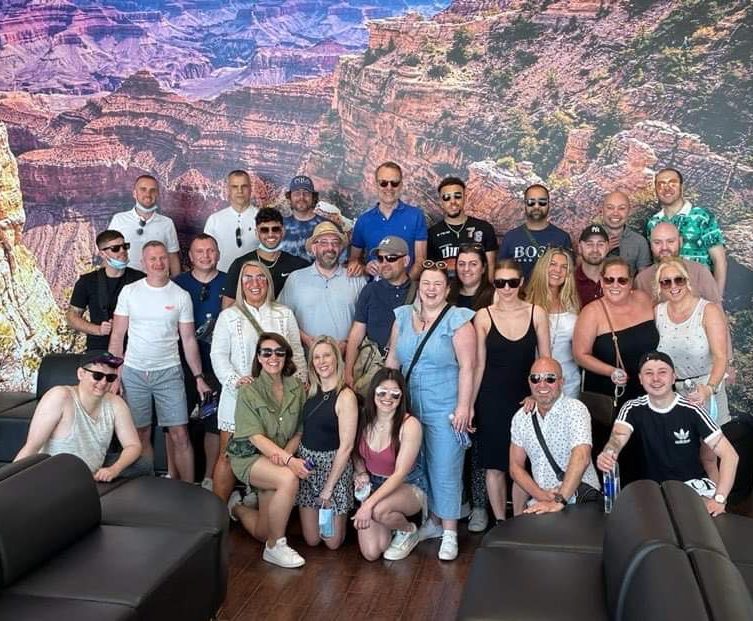group photo in Las Vegas